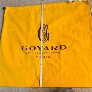 New Goyard Vibrant Yellow Dust Bag